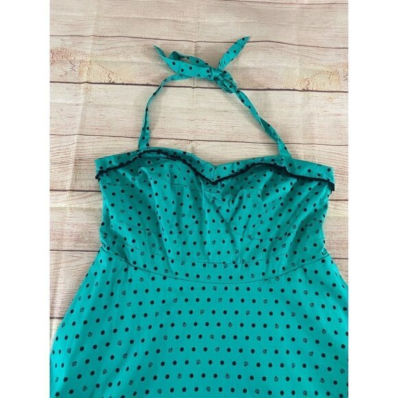 Disney Hot Topic Women's The Little Mermaid Shell Dot Print Dress - 20 - Picture 5 of 16